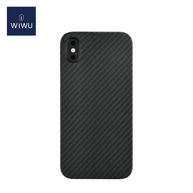WiWU Skin Carbon Soft PP Phone Case iPhone 12 with Fiber Texture Protective Phone Cover