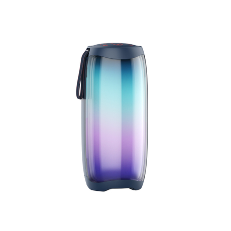 WiWU Thunder P40 Wireless Speaker Color-changeable Dazzling LED Light Bass Portable with Microphone