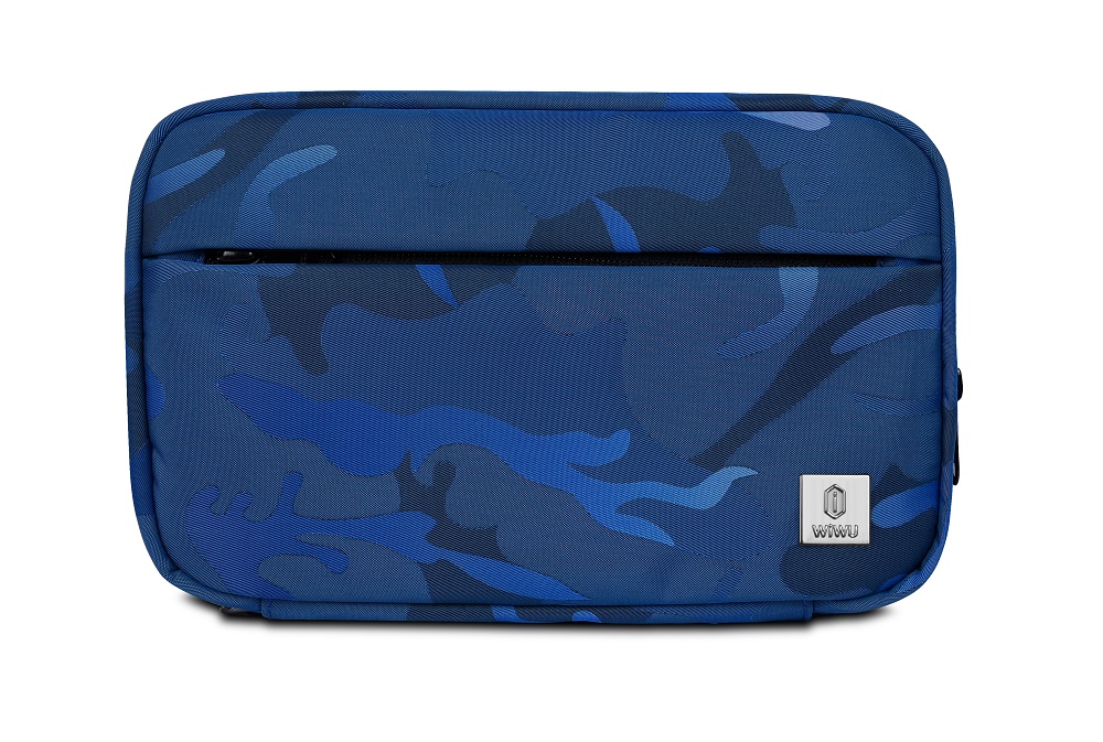 WiWU Gadget Electronics Accessories Pouch Waterproof Nylon Camouflage Fabric Storage Bag