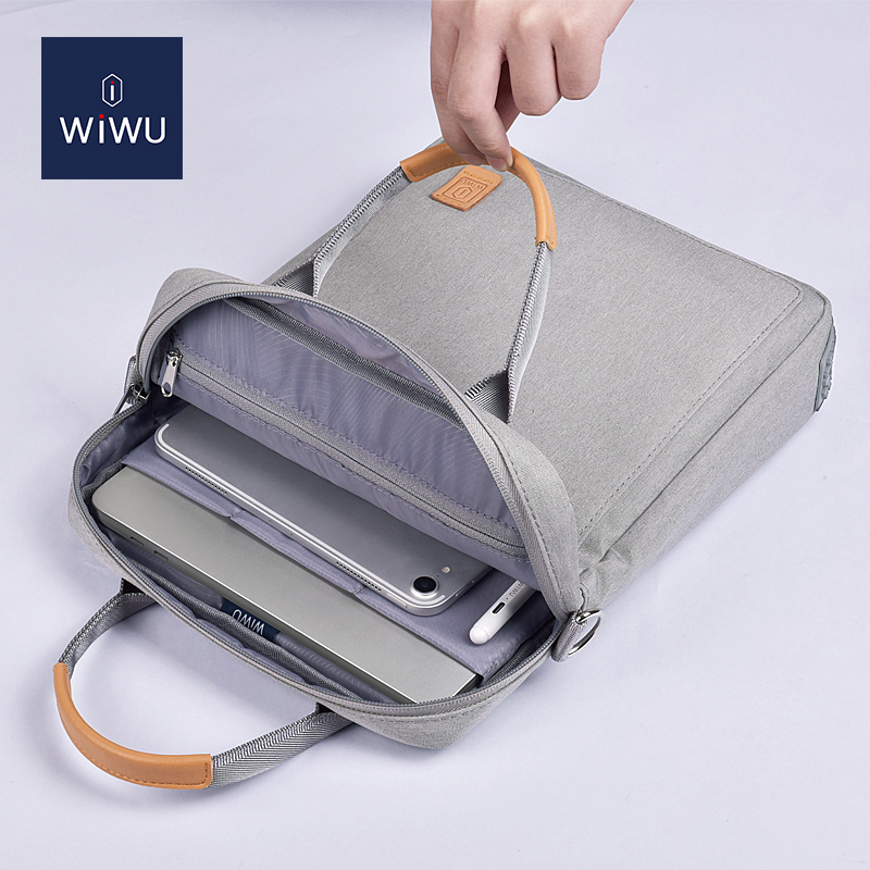 WiWU Pioneer 12.9 Inch Tablet Bag Laptop Sleeve Case Protective Ipad Multifunctional Carrying Handbag