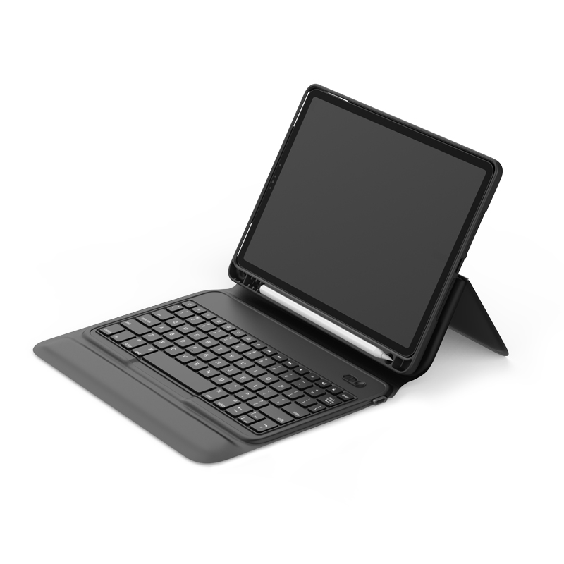 WiWU iPad Keyboard Casewith TPU Frame Plug Play Tablet Case with Stand Function Portable BT5.0 Wireless