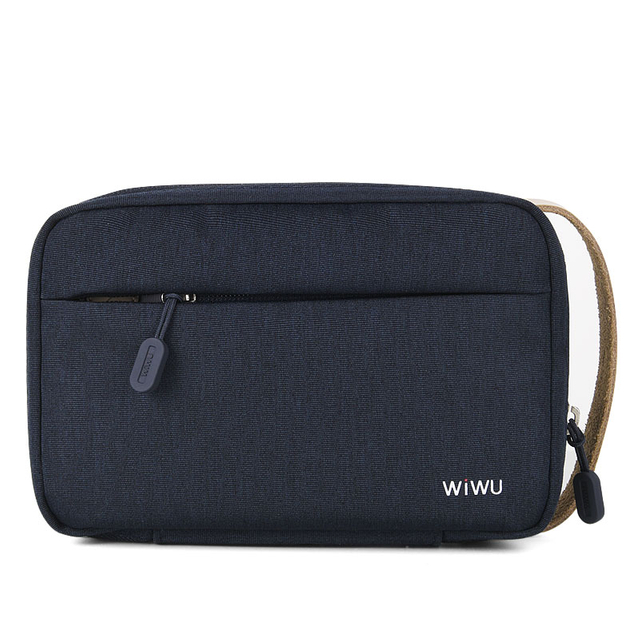 WiWU Electronics Travel Gadgets Organizer Bag Double Layers Accessories Storage Carrying Pouch