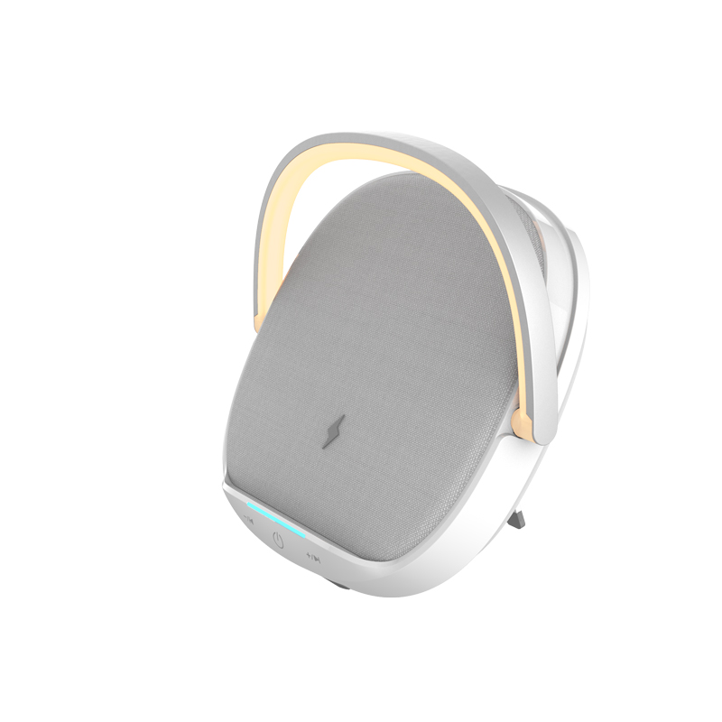 WiWU 3 in 1 Lamp Speaker with Wireless Charger Portable 15W Wireless Charging for iPhone 13 Pro Lamp Bluetooth Speaker